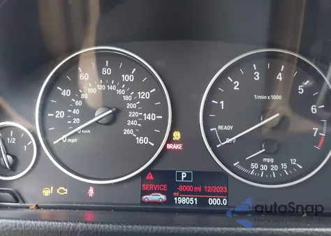 2014 BMW 320I z USA, uszkodzony, nr VIN WBA3B1G50ENN90318